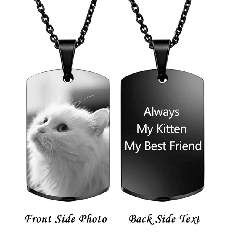 Custom military dog tags with picture