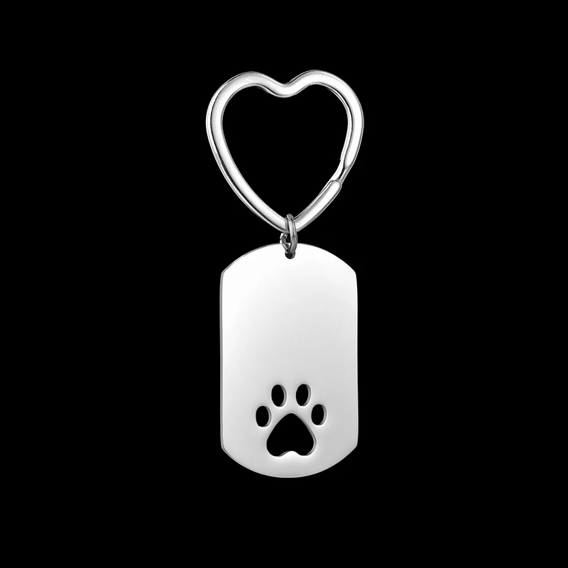Dog tag keychain personalized with photo