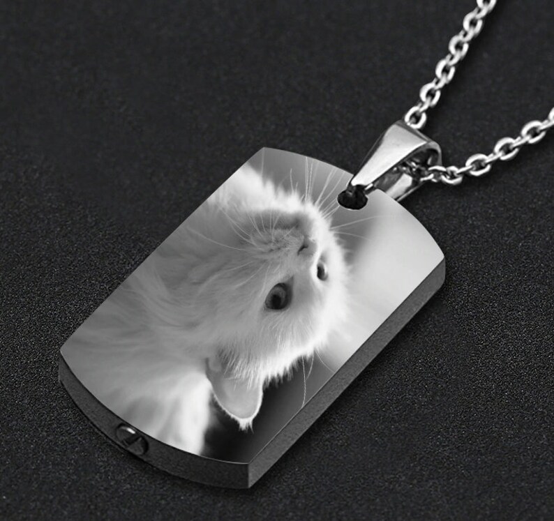 Custom military dog tags with picture