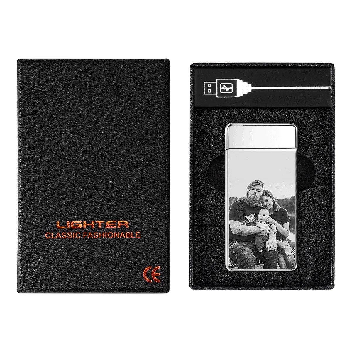 custom electric lighter with photo