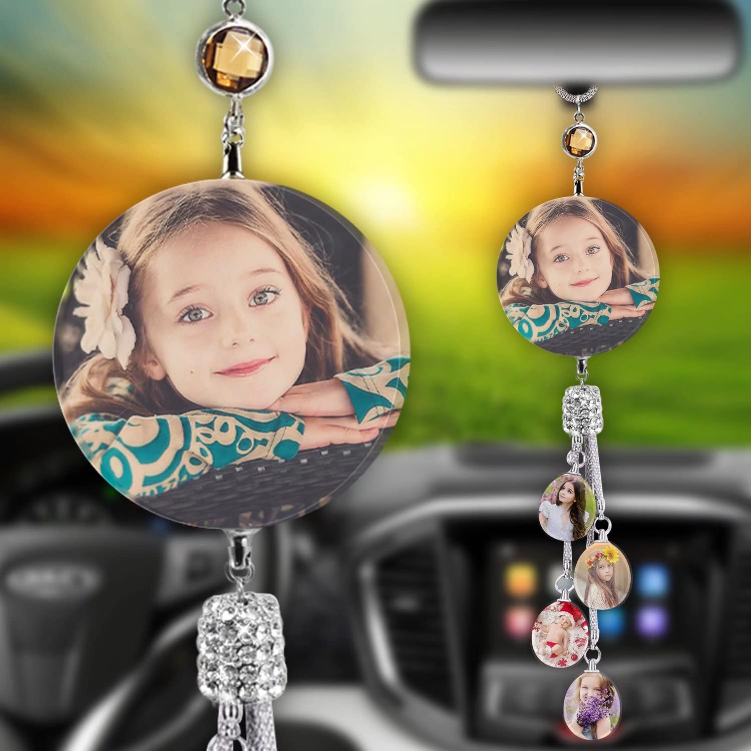 personalized ornament for rear view mirror