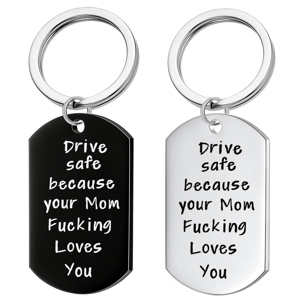 drive safe keychain for son
