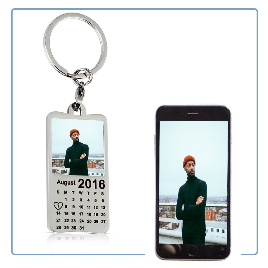 customized calendar keychain with photo
