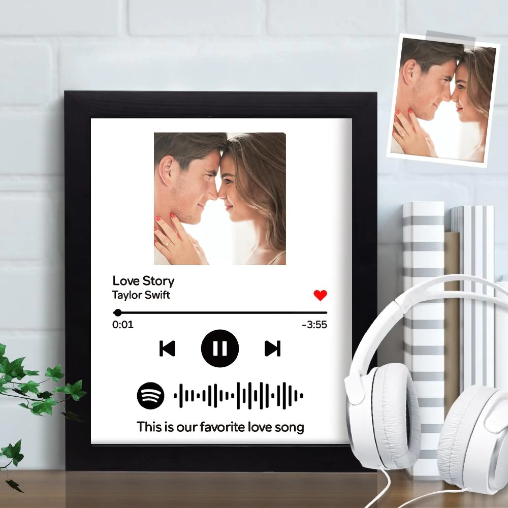 spotify picture frame gift