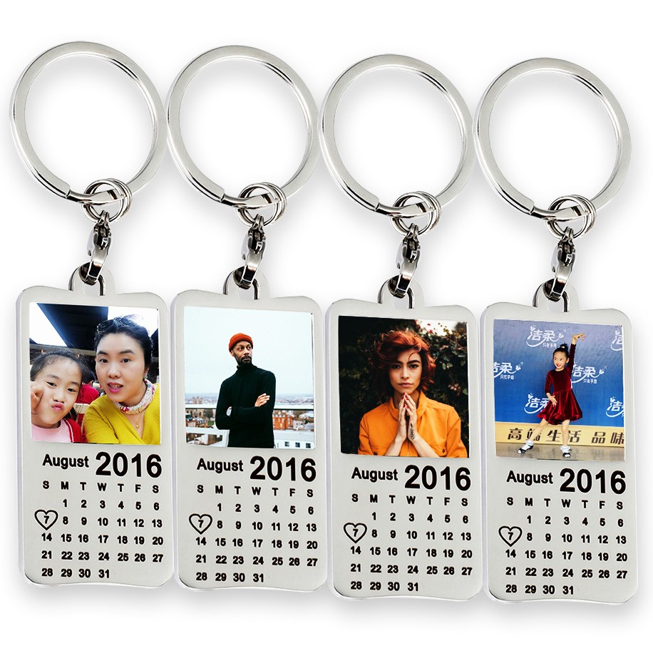 customized calendar keychain with photo