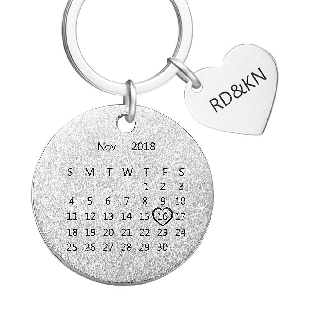 Custom Calendar photo Keychain as a christmas gift 2022
