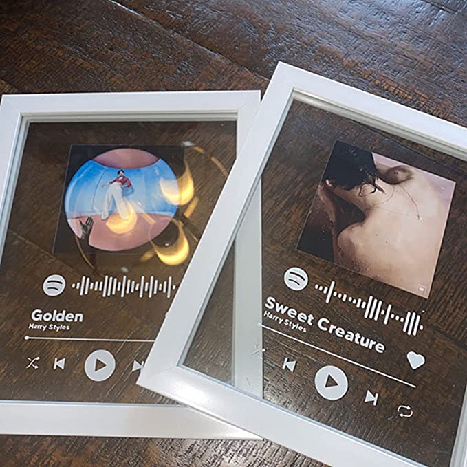 spotify picture frame diy for wall decor