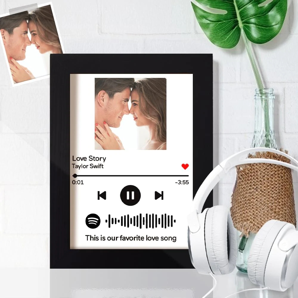 spotify picture frame gift